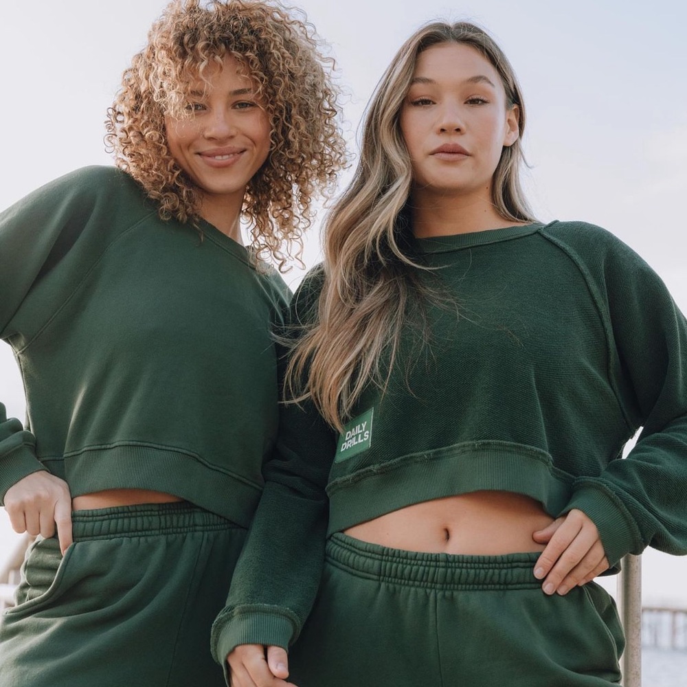 Daily Drills Reversible Army Green (Patch) Lounge Set
